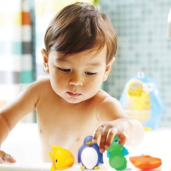 RATTLE & BATH FISH(6PCS)