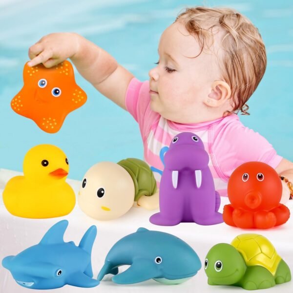RATTLE & BATH FISH(6PCS)