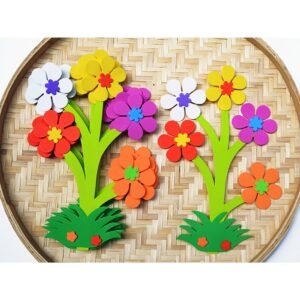 WALL STICKER FLOWER(3pcs)