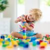 Child playing with toy blocks. Toys for kids. BLC 500 (PCS)