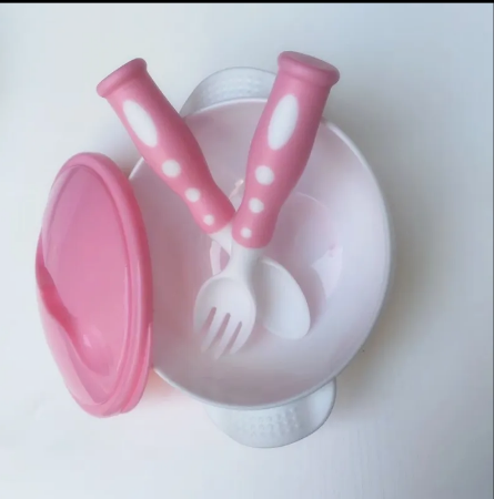 FEEDING BOWL (AB-8005)(2SPOONS)