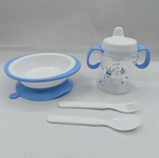 Plastic Baby Feeding Bowl Plate Spoon Fork Set 4in1 - Buy Baby Feeding Set baby Plate Baby Spoon And Fork Product on Alibaba.com - Google Chrome 1_22_2025 3_55_02 PM FEEDING SET (8500)