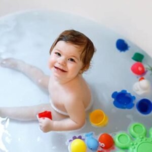RATTLE AND BATH ANIMAL (6pcs)
