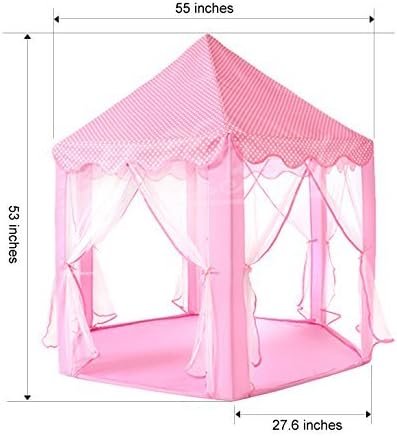 |Princess Castle Tent for Girls Fairy Play Tents