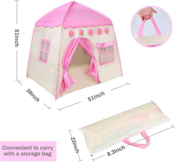 Play tent flower castle