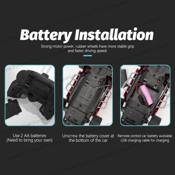 4 WAY REMOTE CONTROL CAR (JPF301A)