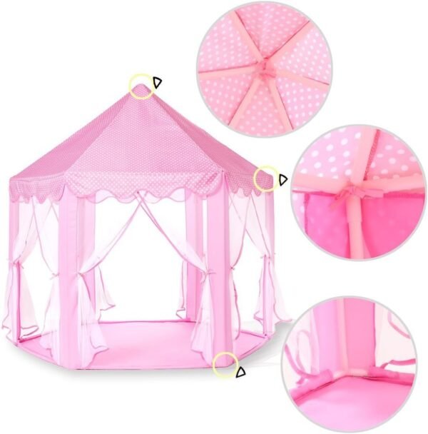 |Princess Castle Tent for Girls Fairy Play Tents