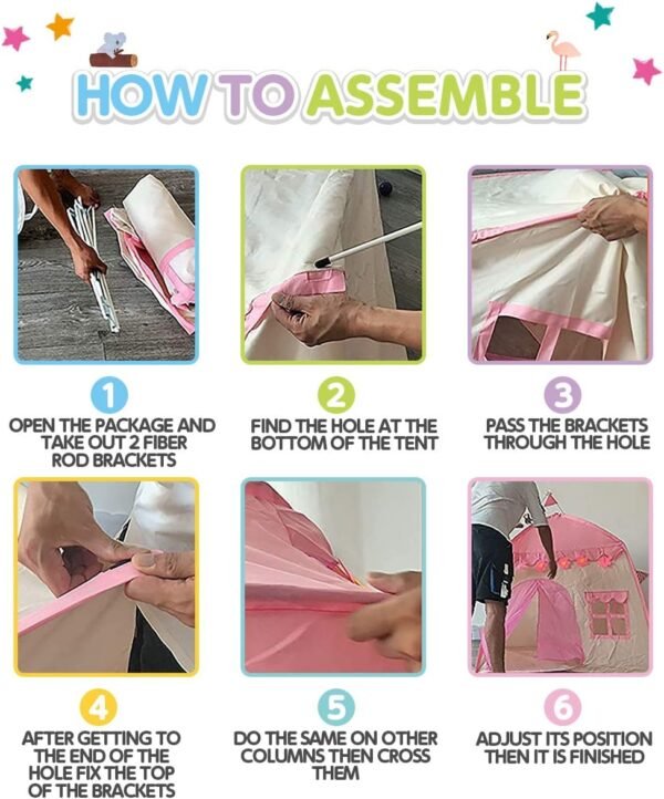 Kids Castle Play Tent