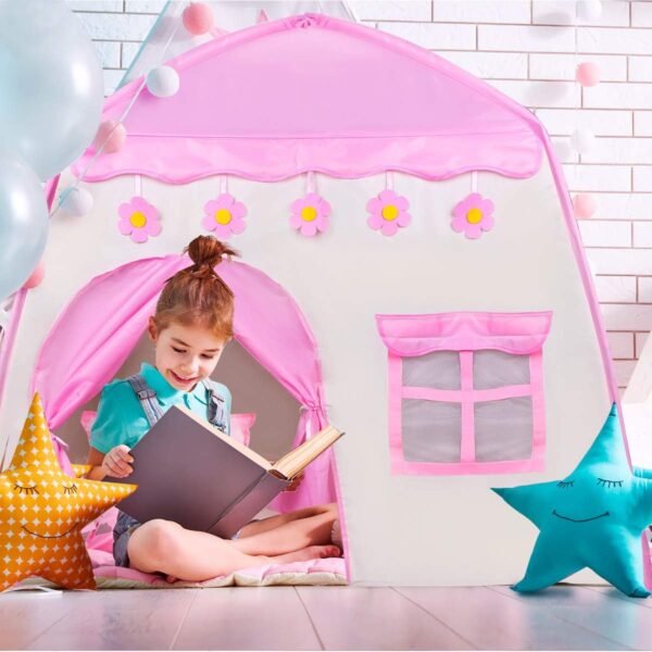 Play tent flower castle