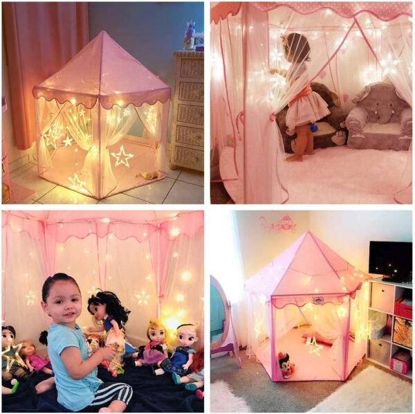 |Princess Castle Tent for Girls Fairy Play Tents