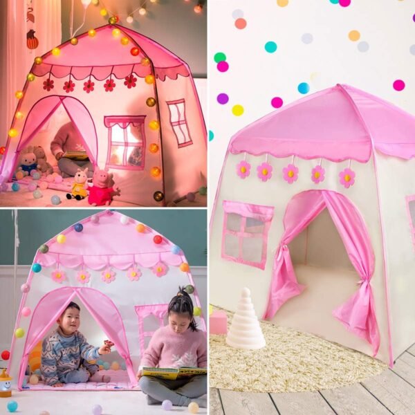 Play tent flower castle