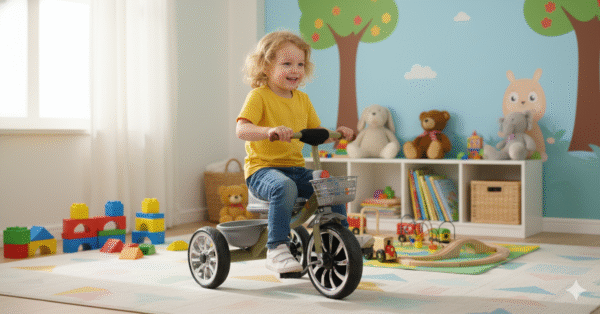 Kids Tricycle with Basket