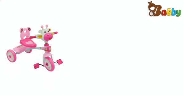 Children Play Cow Tricycle