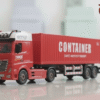 Container Truck Model Toy