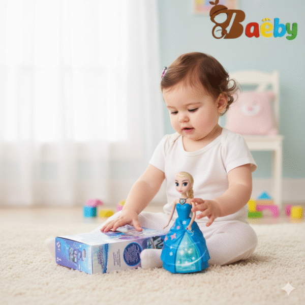 Frozen Fashion 360 Degree Rotating Baby Doll
