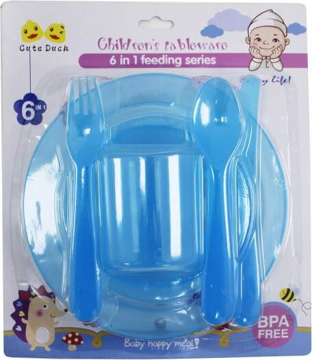 Baby Feeding Set  Bowl ,Spoon, Fork and Cup BPA Free Safe & Easy to Clean for Infants and Toddlers