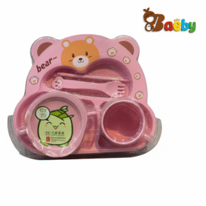 Generated Image December 07, 2025 - 11_45AM Feeding Set for Kids, Cartoon Design Plate, Bowl, Cup, Spoon, Fork and Chopsticks, Tableware Cutlery for Kids