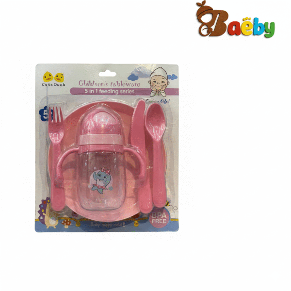 5 Pieces Baby Feeding Set