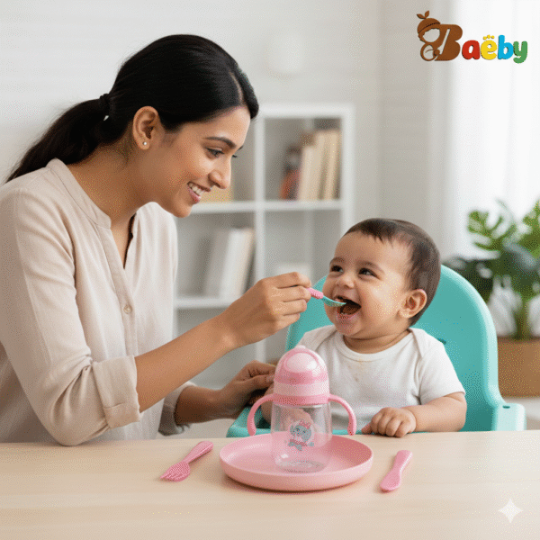 5 Pieces Baby Feeding Set