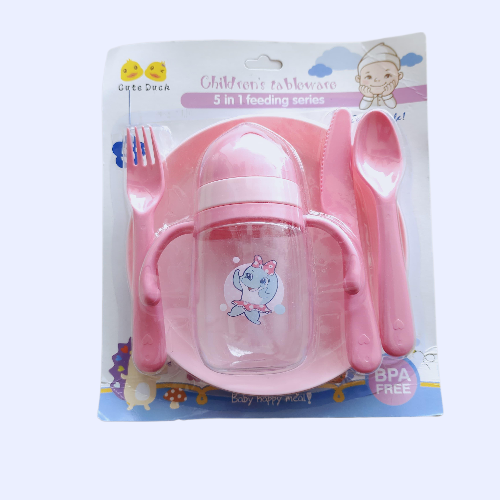 5 Pieces Baby Feeding Set