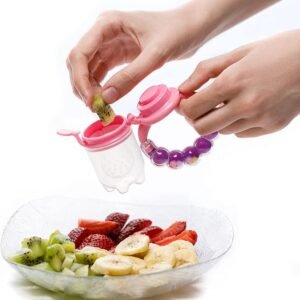 61mYmI2DB0L._AC_SX679_ Rattle Silicone Food & Fruit Nibbler for Babies, BPA Free Fruit Feeder Pacifier