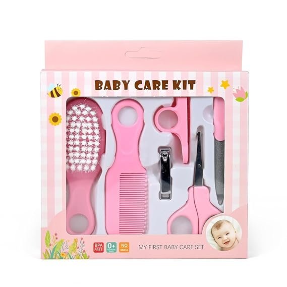Grooming Kit For New Born Baby | 10 In 1 Healthcare Accessories Set To Keep Infants & Toddlers Clean Perfect Nursery Gift With Nail, Hair, Ear Grooming Tools For Kids