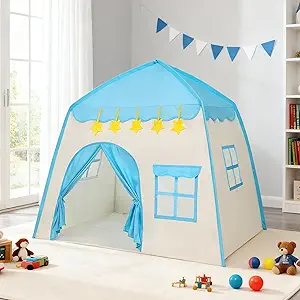 Flower Kids Play Tent, Children Indoor Castle Playhouse for Boys, girls
