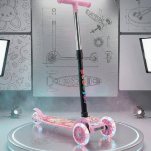 Gemini_Generated_Image_47009k47009k4700 Beauenty Folding 3 Wheel Scooter for Kids,Toddler Scooter with LED Light Up Wheels, Adjustable Height & Best Gifts for Kids |SCOOTER - NORMAL