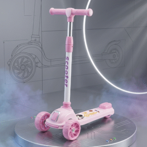 Gemini_Generated_Image_edltmkedltmkedlt scooters for Kids, Foldable Scooter for Toddlers Girls & Boys, LED Lights Up 3 Wheels Scooter Adjustable Height, Lean to Steer,Great Gifts for Children Ages 3-12