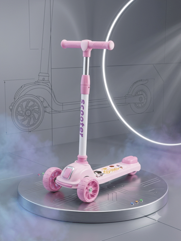 Gemini_Generated_Image_edltmkedltmkedlt scooters for Kids, Foldable Scooter for Toddlers Girls & Boys, LED Lights Up 3 Wheels Scooter Adjustable Height, Lean to Steer,Great Gifts for Children Ages 3-12